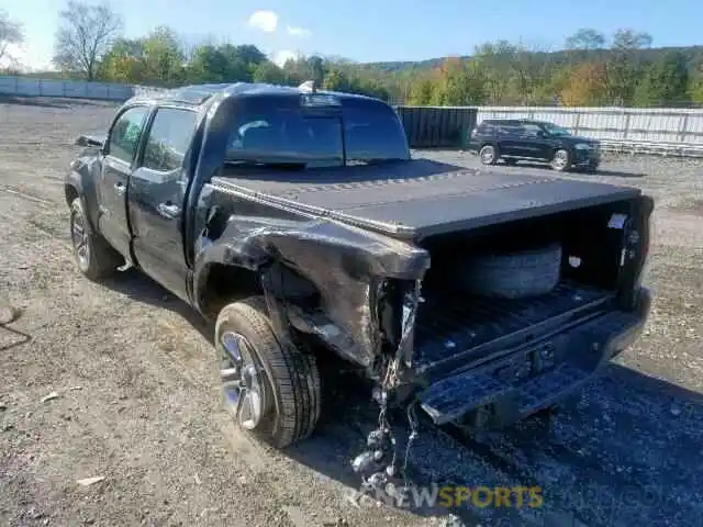 3 Photograph of a damaged car 3TMGZ5AN8KM202760 TOYOTA TACOMA DOU 2019