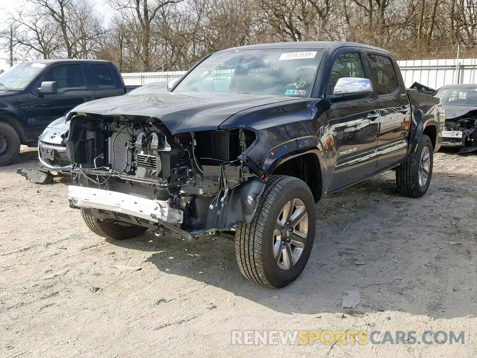 2 Photograph of a damaged car 3TMGZ5ANXKM208530 TOYOTA TACOMA DOU 2019