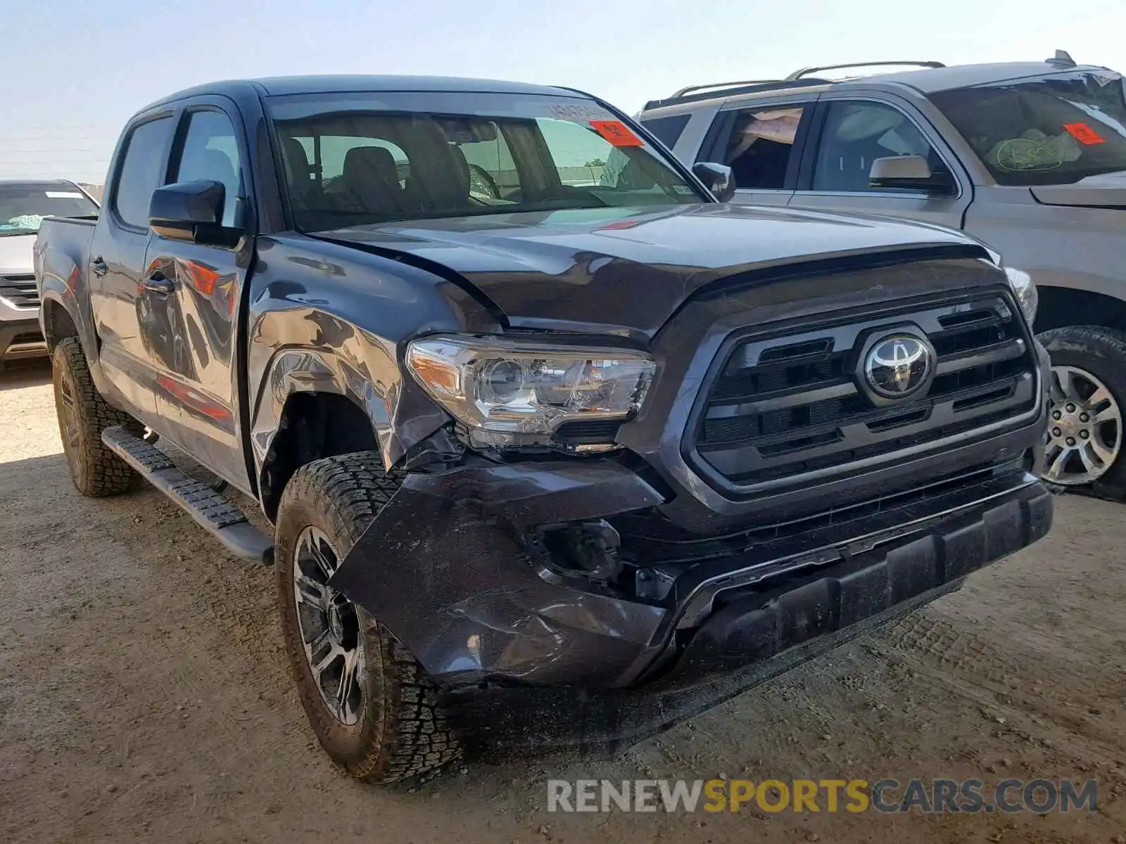 1 Photograph of a damaged car 5TFAX5GN2KX133657 TOYOTA TACOMA DOU 2019