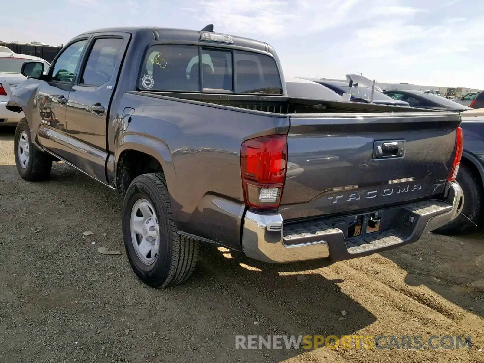 3 Photograph of a damaged car 5TFAX5GN2KX134386 TOYOTA TACOMA DOU 2019