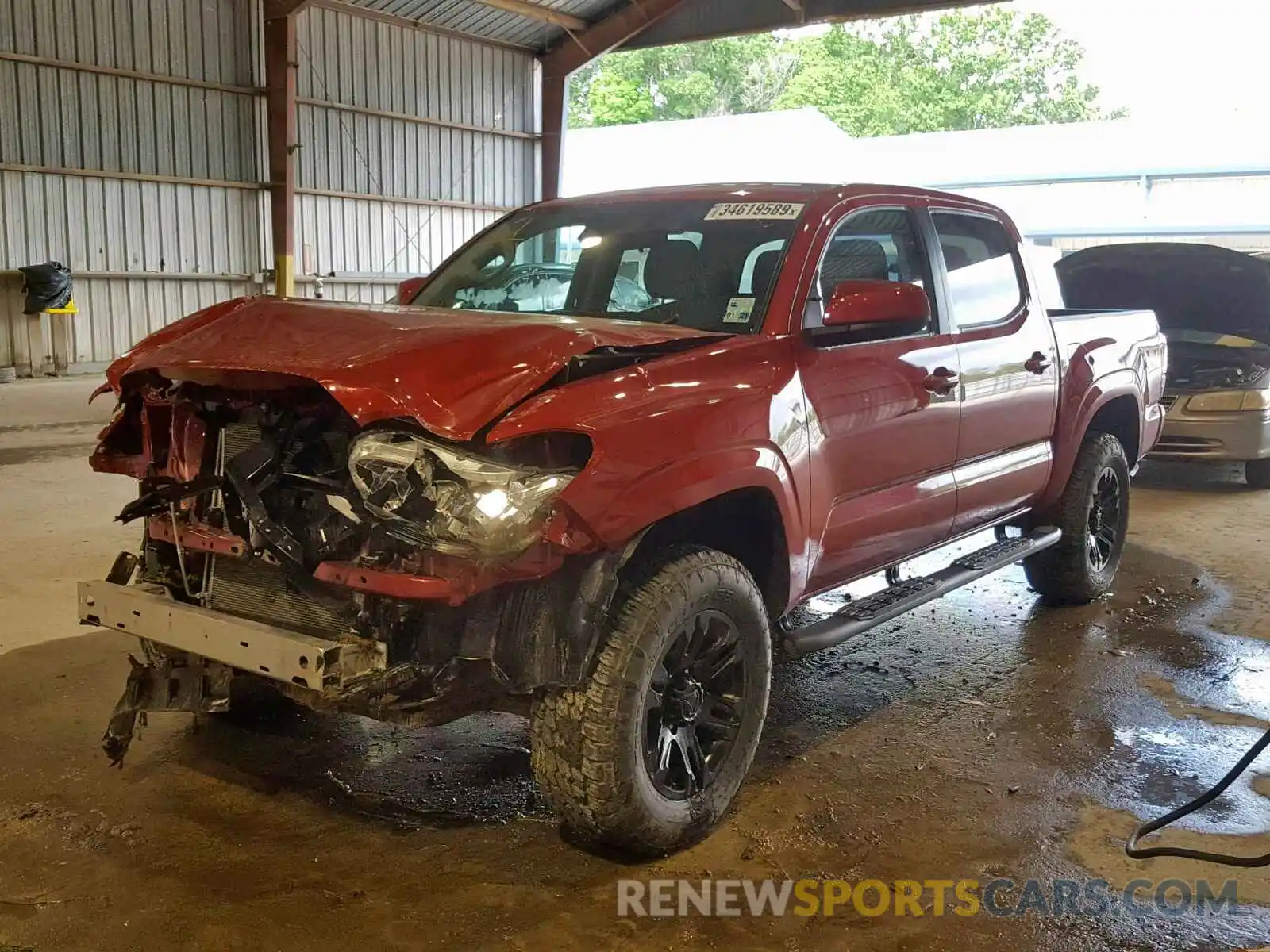 2 Photograph of a damaged car 5TFAX5GN2KX135697 TOYOTA TACOMA DOU 2019