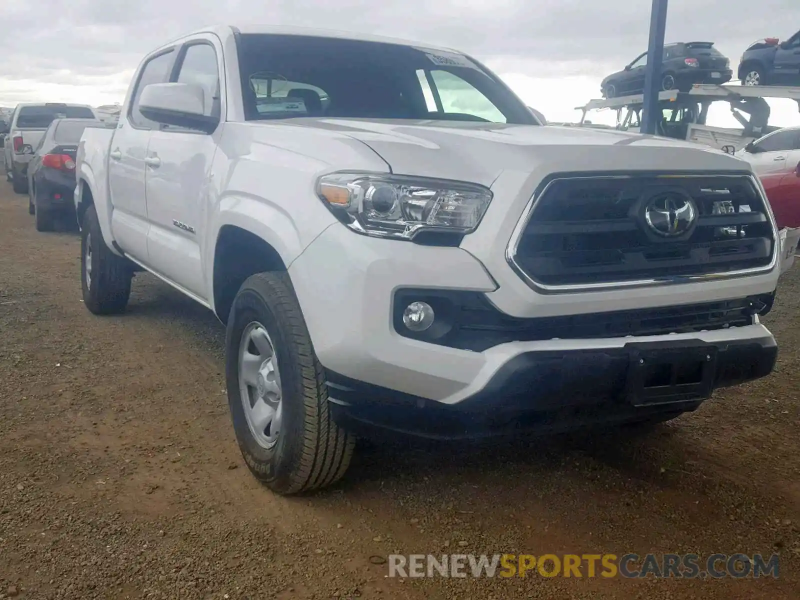 1 Photograph of a damaged car 5TFAX5GN3KX134879 TOYOTA TACOMA DOU 2019