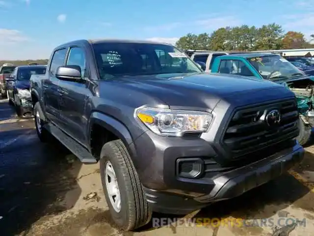 1 Photograph of a damaged car 5TFAX5GN3KX141136 TOYOTA TACOMA DOU 2019