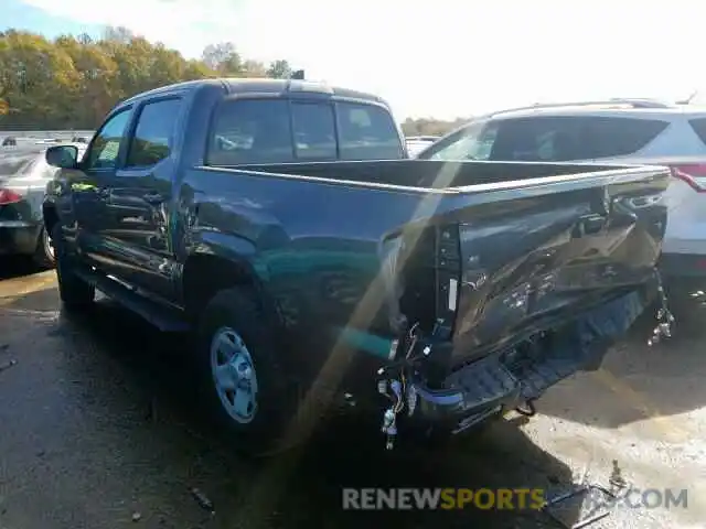 3 Photograph of a damaged car 5TFAX5GN3KX141136 TOYOTA TACOMA DOU 2019