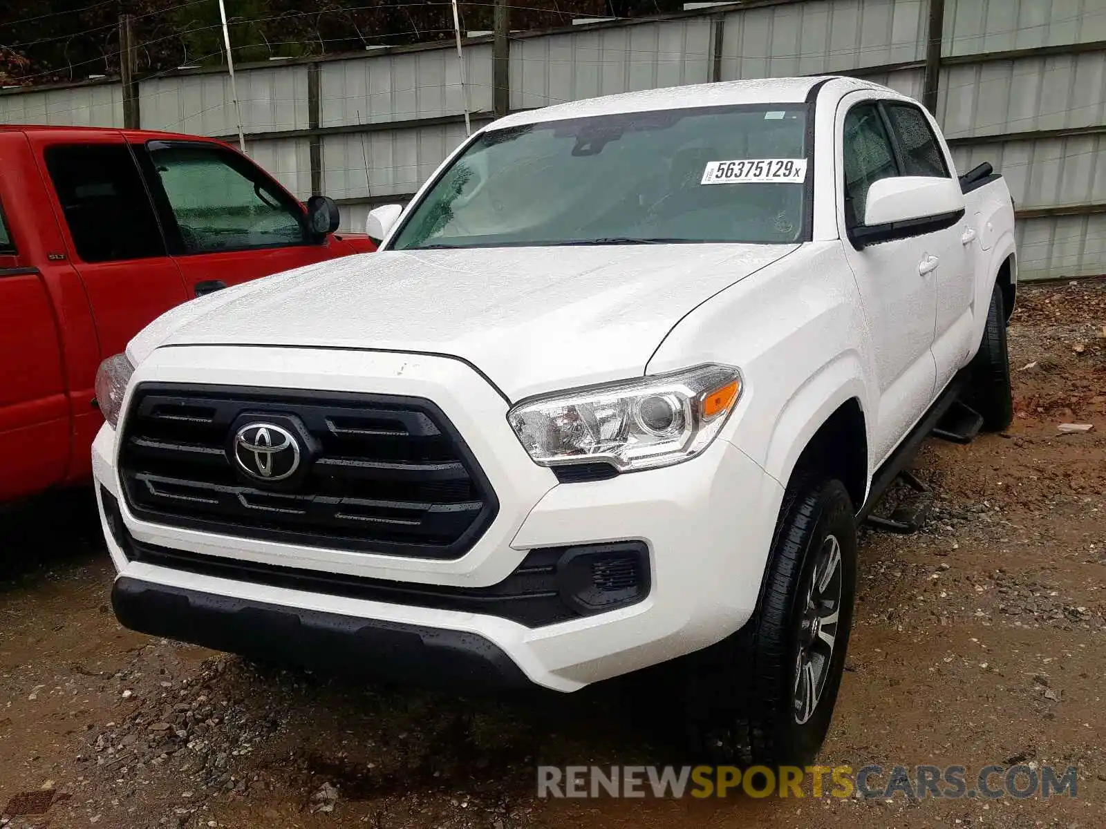 2 Photograph of a damaged car 5TFAX5GN5KX155409 TOYOTA TACOMA DOU 2019