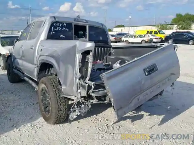 3 Photograph of a damaged car 5TFAX5GN5KX156446 TOYOTA TACOMA DOU 2019