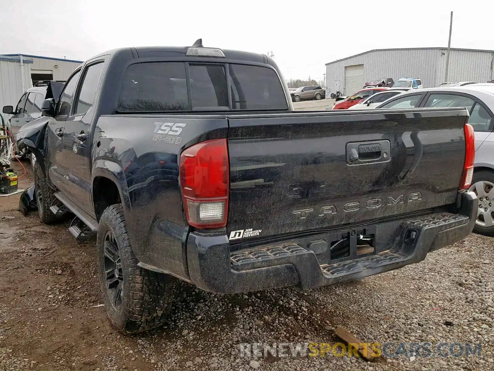 3 Photograph of a damaged car 5TFAX5GN6KX138327 TOYOTA TACOMA DOU 2019