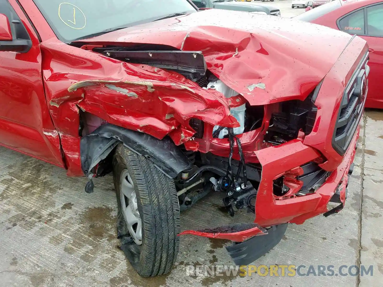 9 Photograph of a damaged car 5TFAX5GN6KX145827 TOYOTA TACOMA DOU 2019