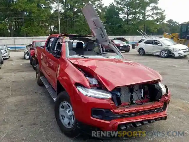 1 Photograph of a damaged car 5TFAX5GN6KX156133 TOYOTA TACOMA DOU 2019