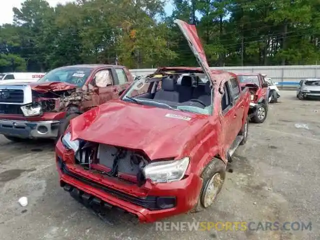 2 Photograph of a damaged car 5TFAX5GN6KX156133 TOYOTA TACOMA DOU 2019