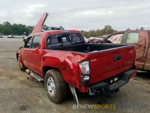 3 Photograph of a damaged car 5TFAX5GN6KX156133 TOYOTA TACOMA DOU 2019