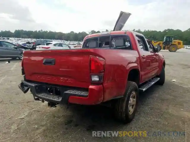 4 Фотография поврежденного автомобиля 5TFAX5GN6KX156133 TOYOTA TACOMA DOU 2019