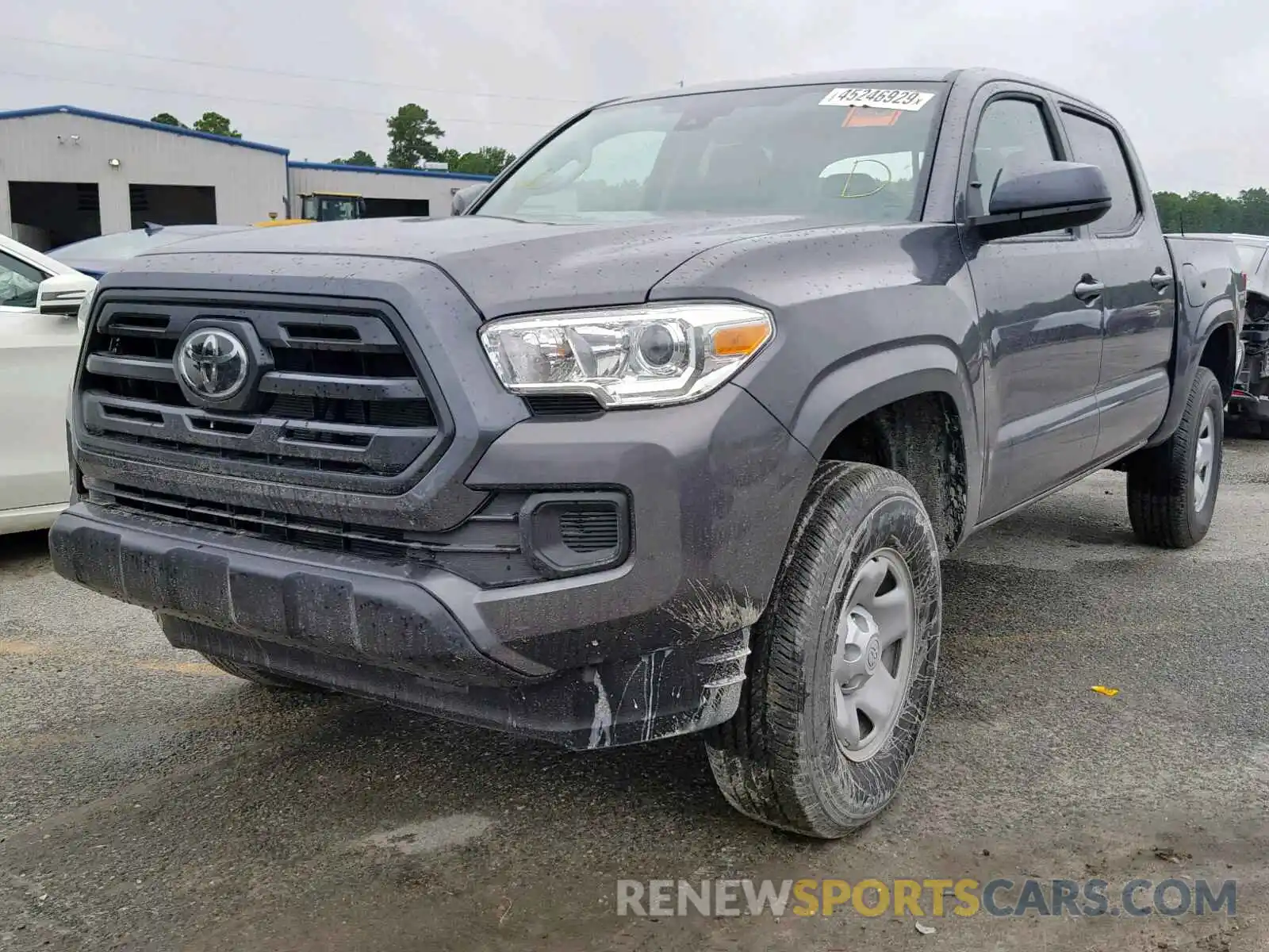 2 Photograph of a damaged car 5TFAX5GN7KX139423 TOYOTA TACOMA DOU 2019