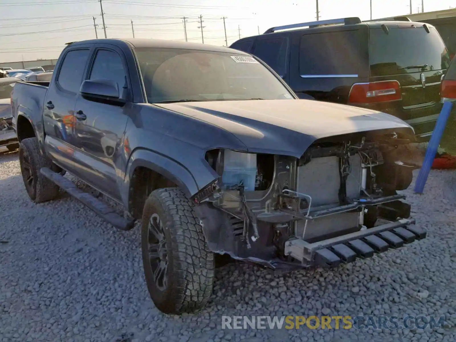 1 Photograph of a damaged car 5TFAX5GN7KX140197 TOYOTA TACOMA DOU 2019