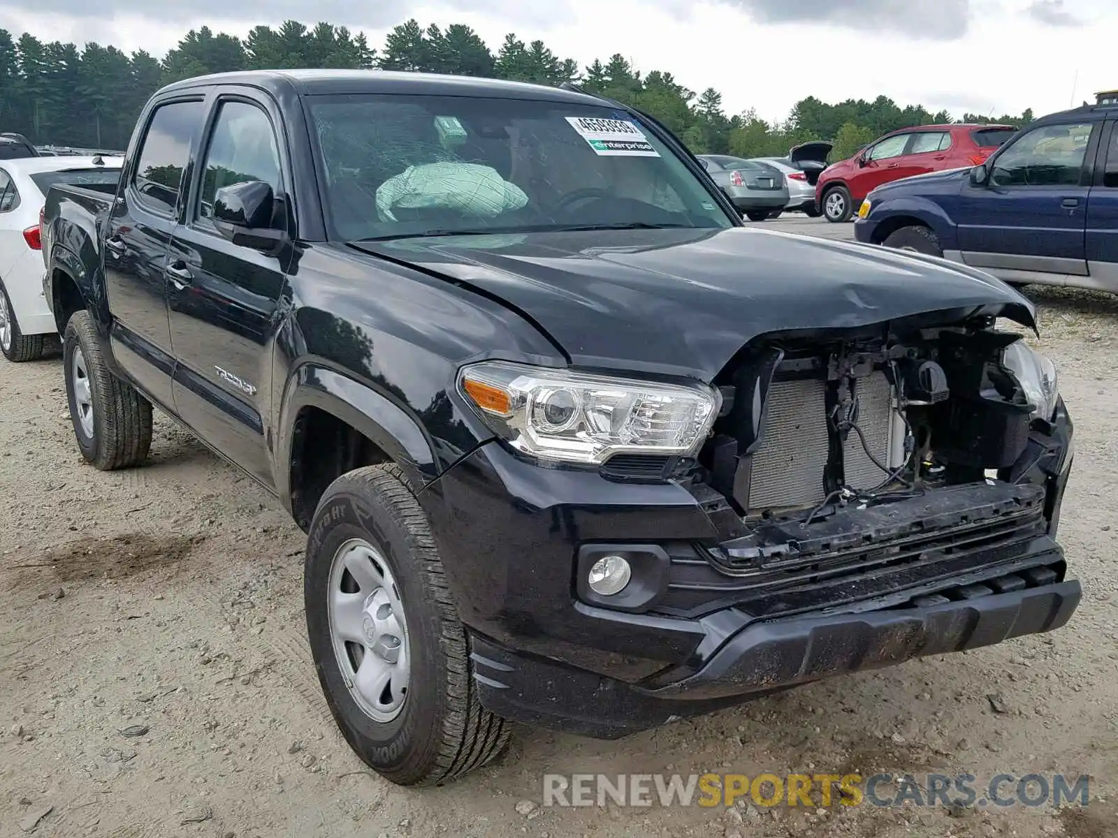 1 Photograph of a damaged car 5TFAX5GN9KX140587 TOYOTA TACOMA DOU 2019