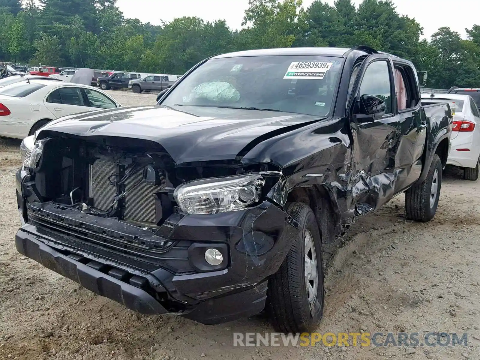 2 Photograph of a damaged car 5TFAX5GN9KX140587 TOYOTA TACOMA DOU 2019