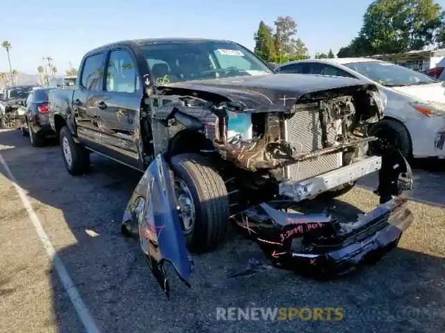 1 Photograph of a damaged car 5TFAX5GNXKX151548 TOYOTA TACOMA DOU 2019