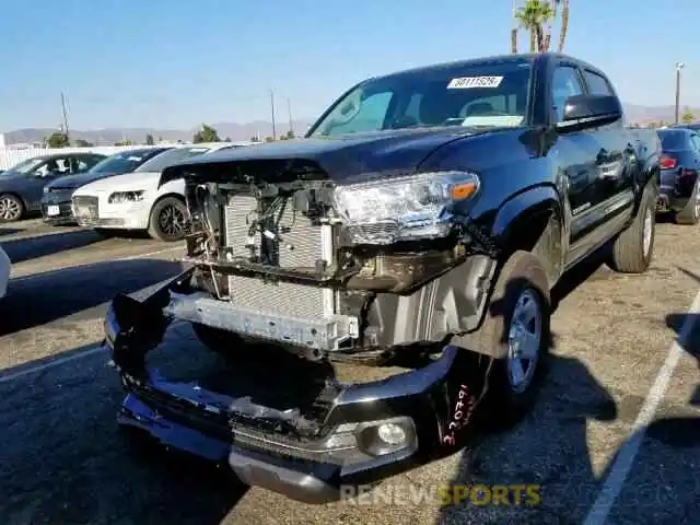 2 Photograph of a damaged car 5TFAX5GNXKX151548 TOYOTA TACOMA DOU 2019