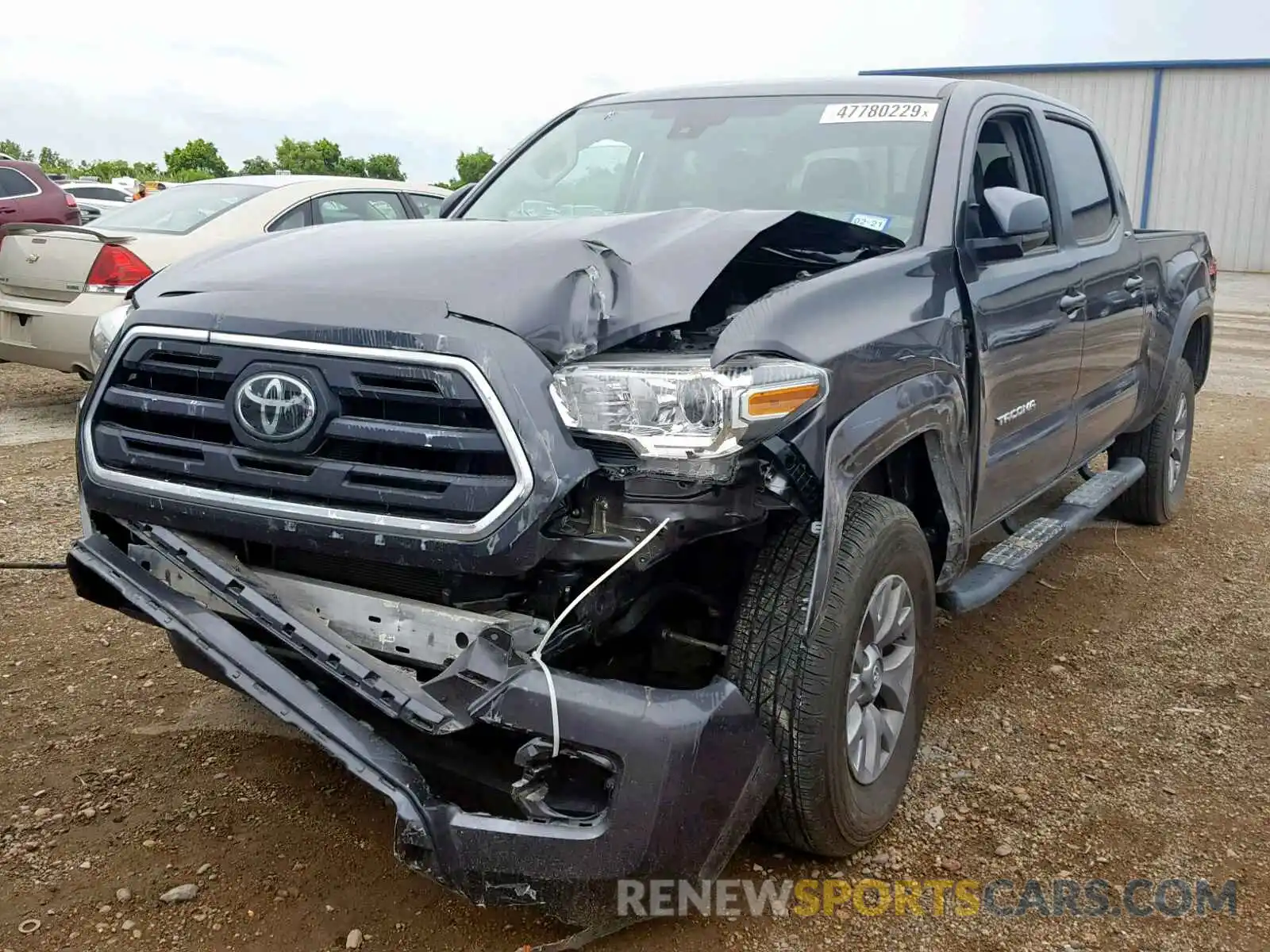 2 Photograph of a damaged car 5TFBZ5DN6KX004503 TOYOTA TACOMA DOU 2019