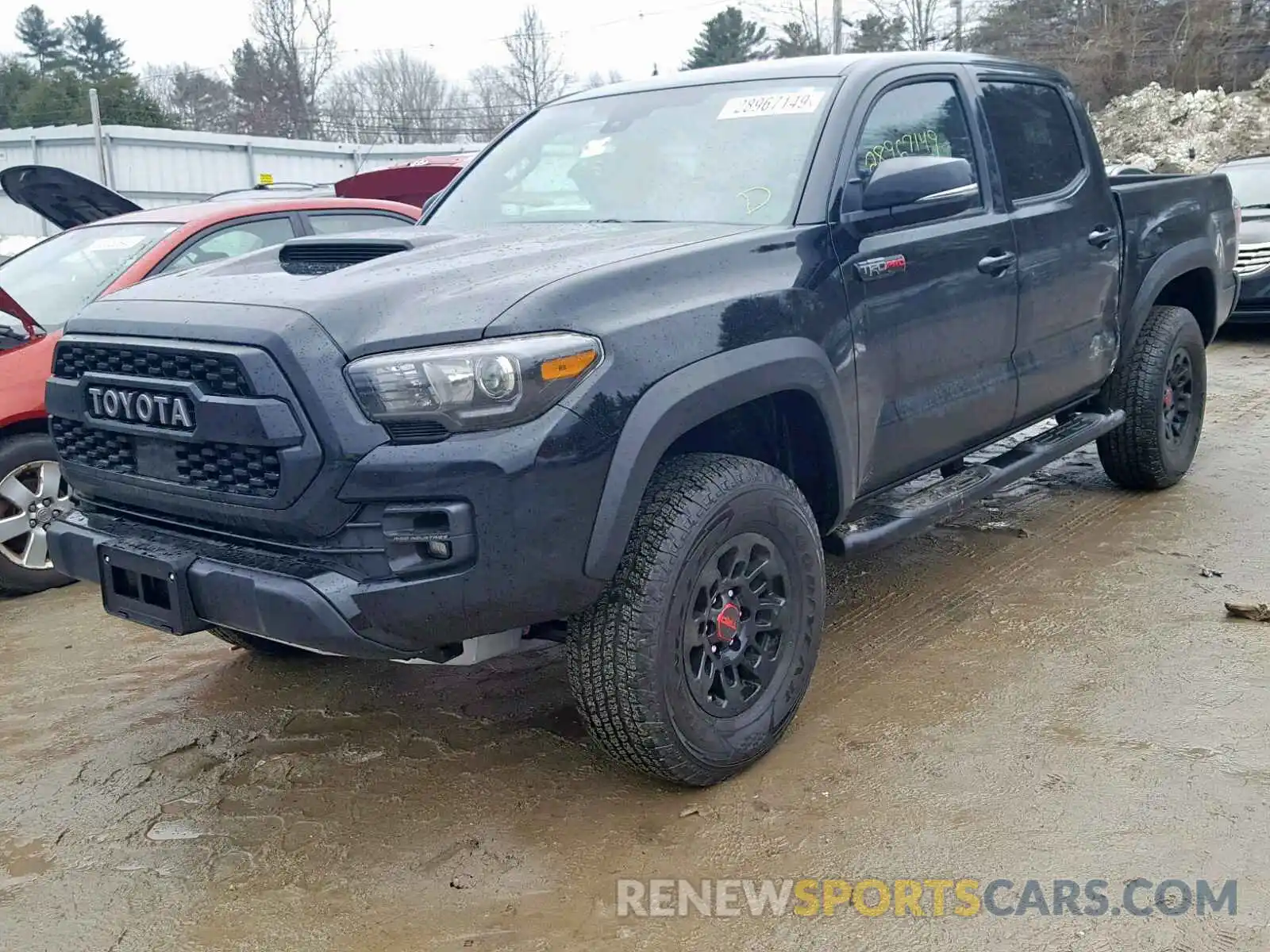 2 Photograph of a damaged car 5TFCZ5AN6KX183103 TOYOTA TACOMA DOU 2019