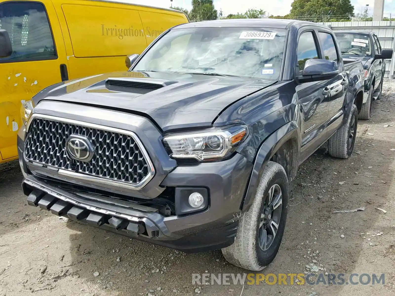 2 Photograph of a damaged car 5TFCZ5ANXKX171147 TOYOTA TACOMA DOU 2019