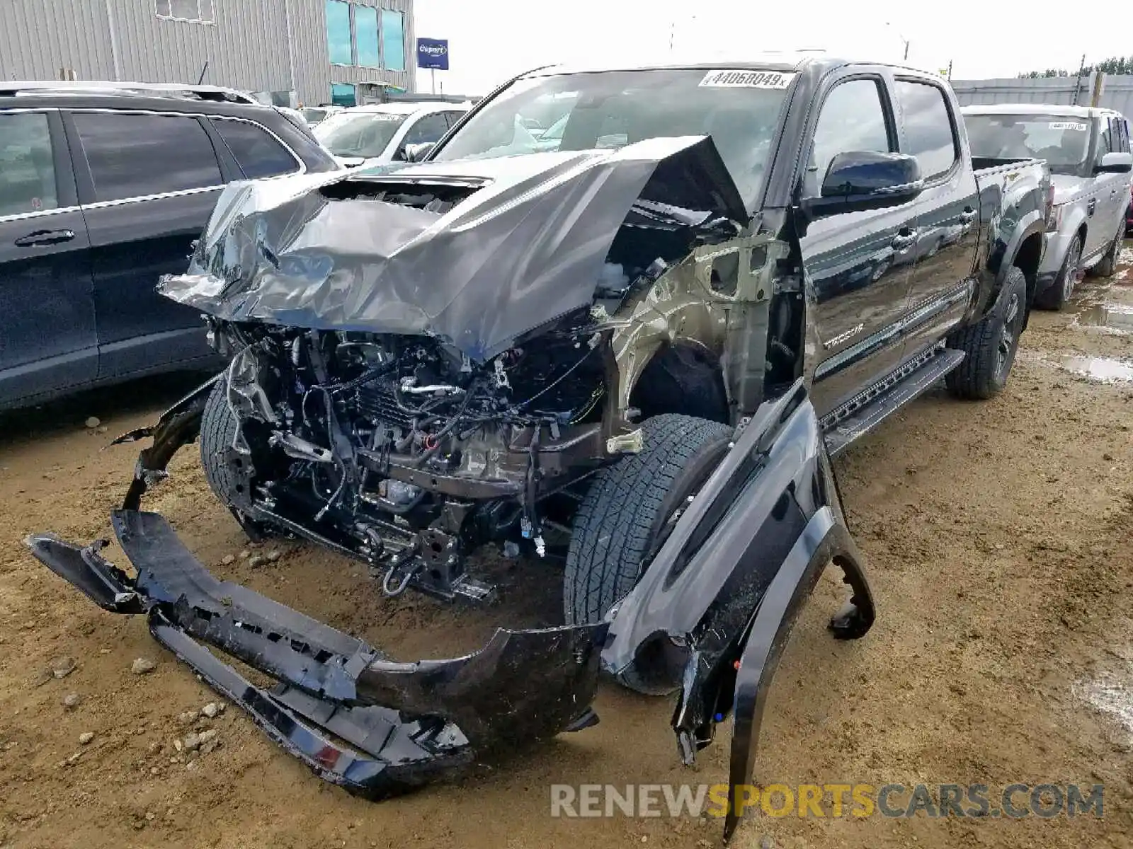 2 Photograph of a damaged car 5TFDZ5BN2KX041804 TOYOTA TACOMA DOU 2019