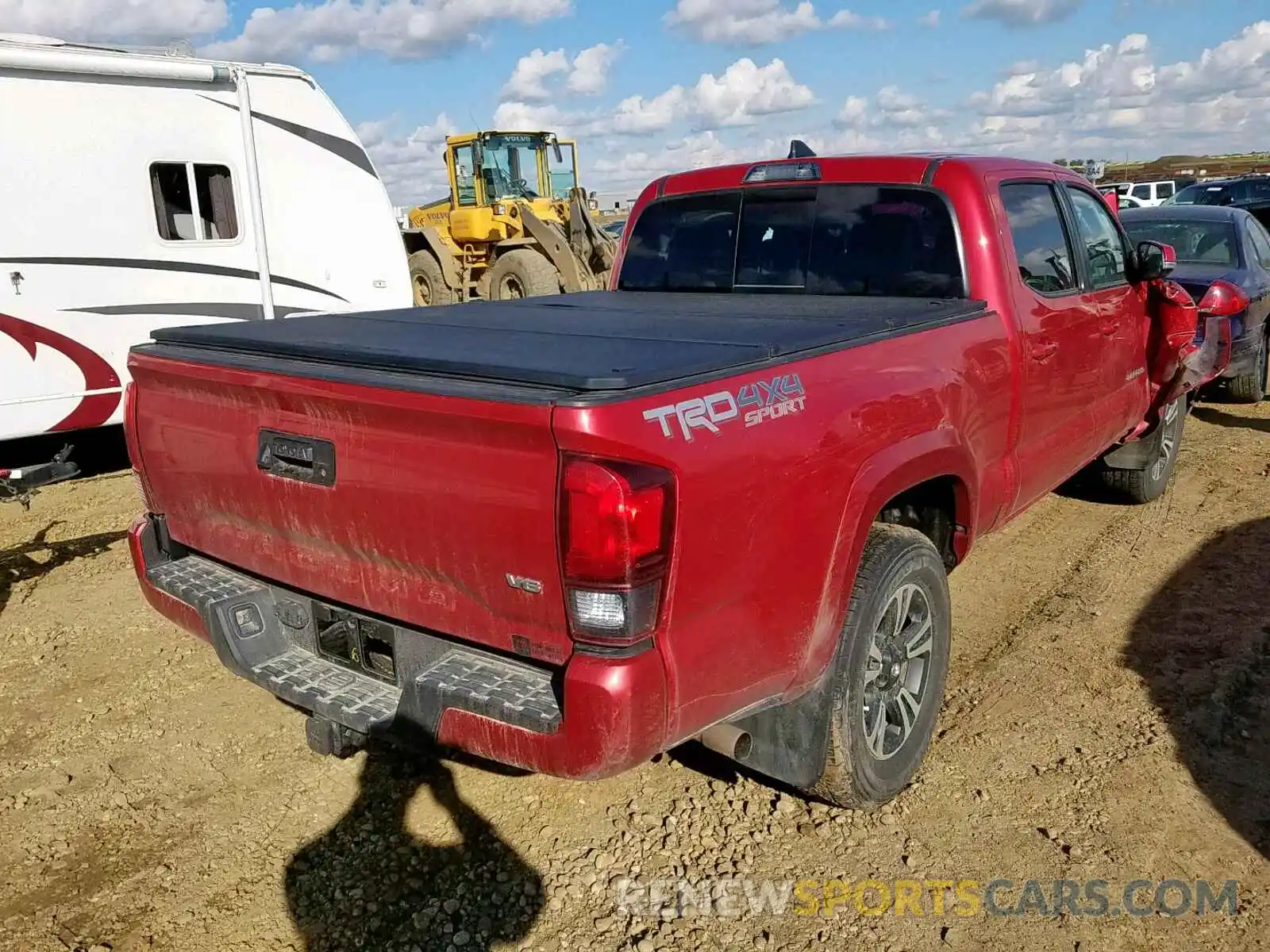 4 Photograph of a damaged car 5TFDZ5BN2KX042340 TOYOTA TACOMA DOU 2019