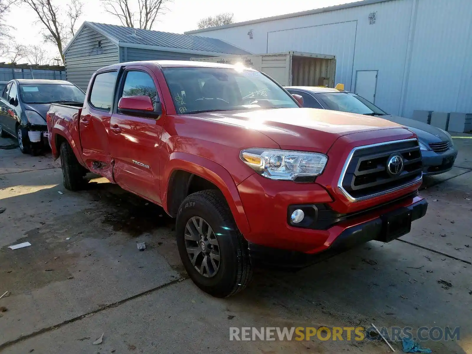 1 Photograph of a damaged car 3TMCZ5AN9LM300700 TOYOTA TACOMA DOU 2020