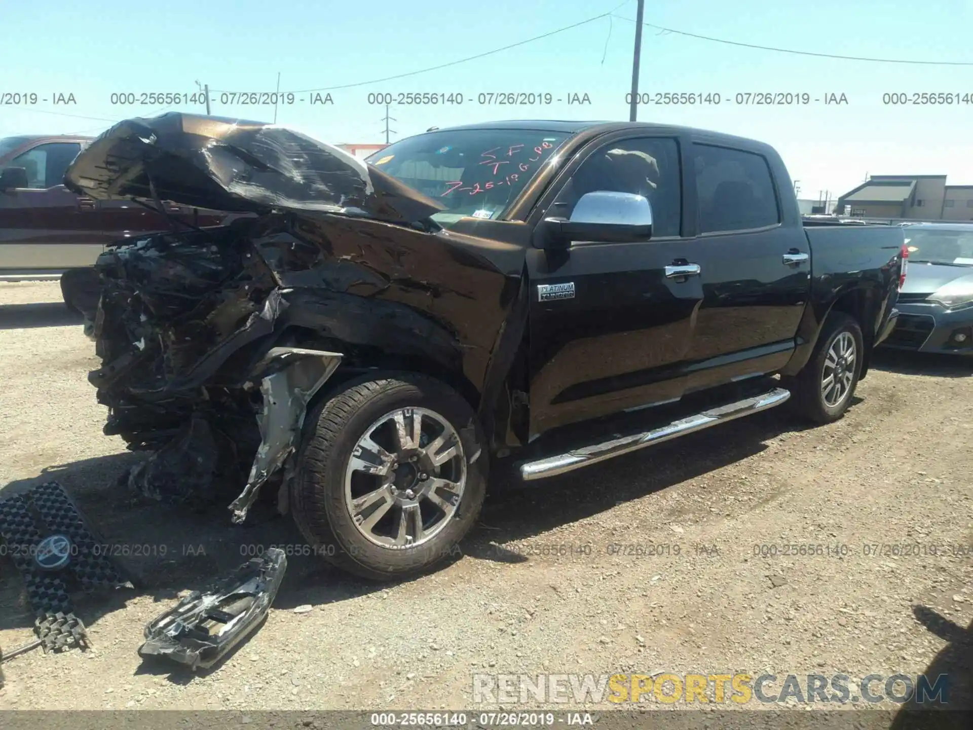 2 Photograph of a damaged car 5TFAY5F10KX789464 TOYOTA TUNDRA 2019