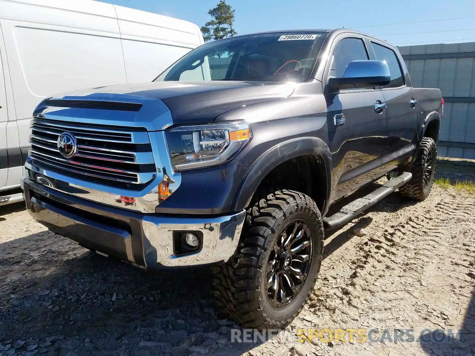 2 Photograph of a damaged car 5TFAY5F10KX842406 TOYOTA TUNDRA 2019