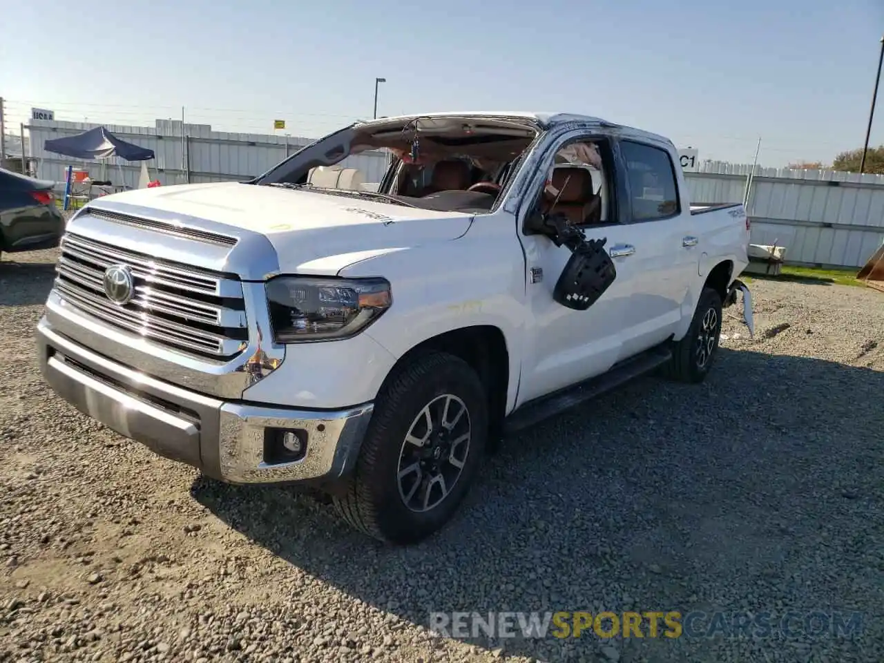 2 Photograph of a damaged car 5TFAY5F11KX799985 TOYOTA TUNDRA 2019