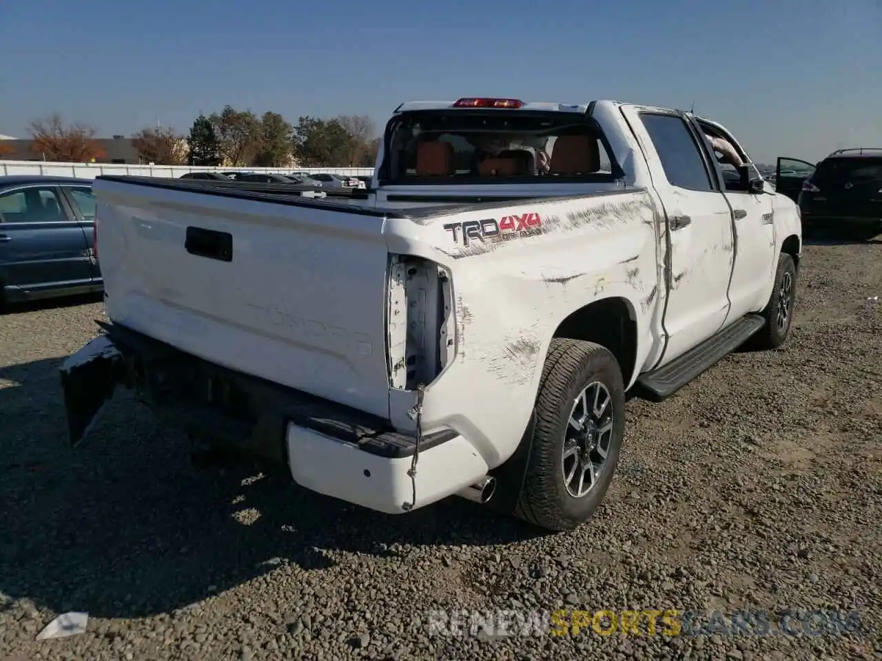 4 Photograph of a damaged car 5TFAY5F11KX799985 TOYOTA TUNDRA 2019