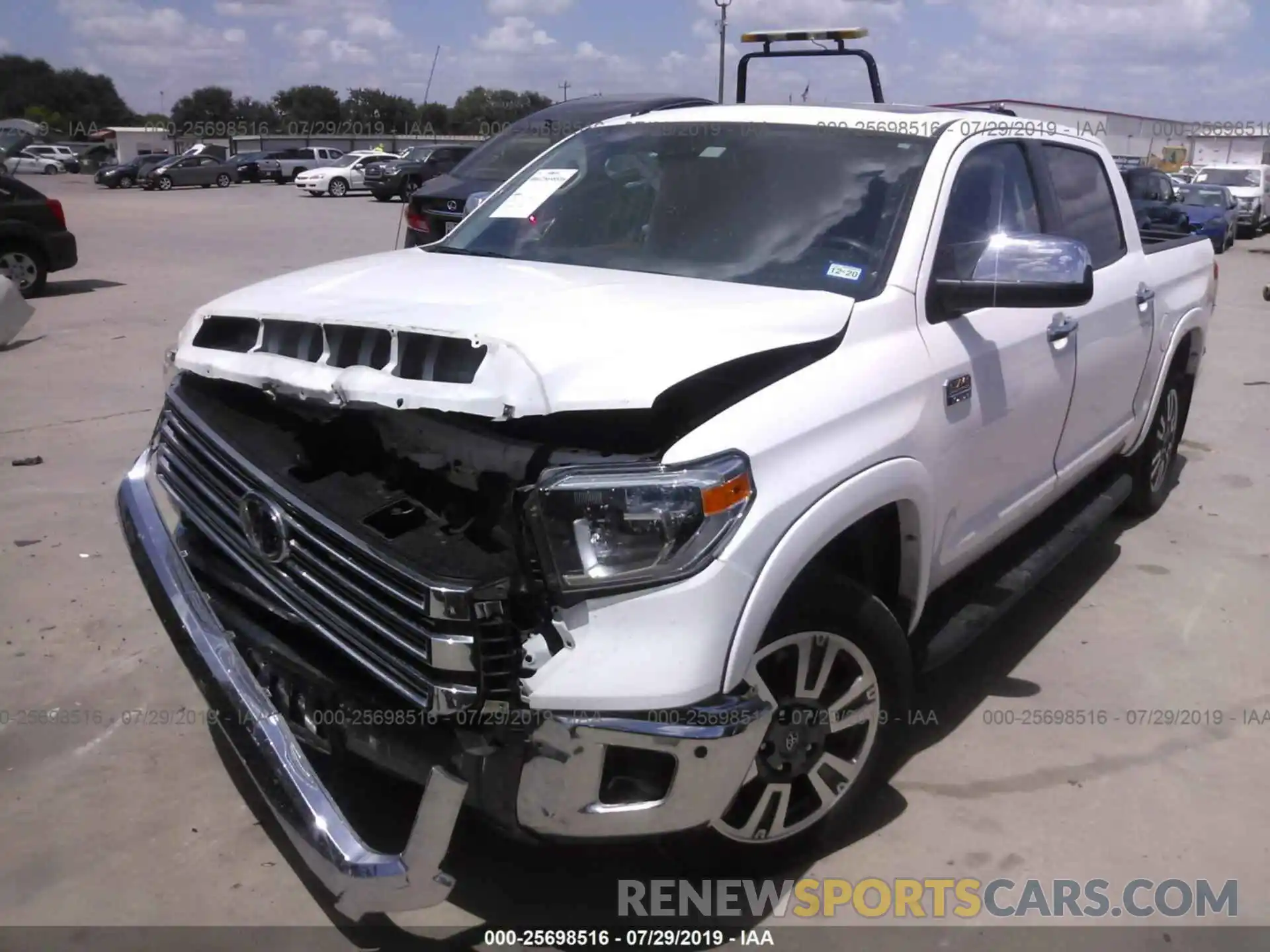 2 Photograph of a damaged car 5TFAY5F11KX800553 TOYOTA TUNDRA 2019