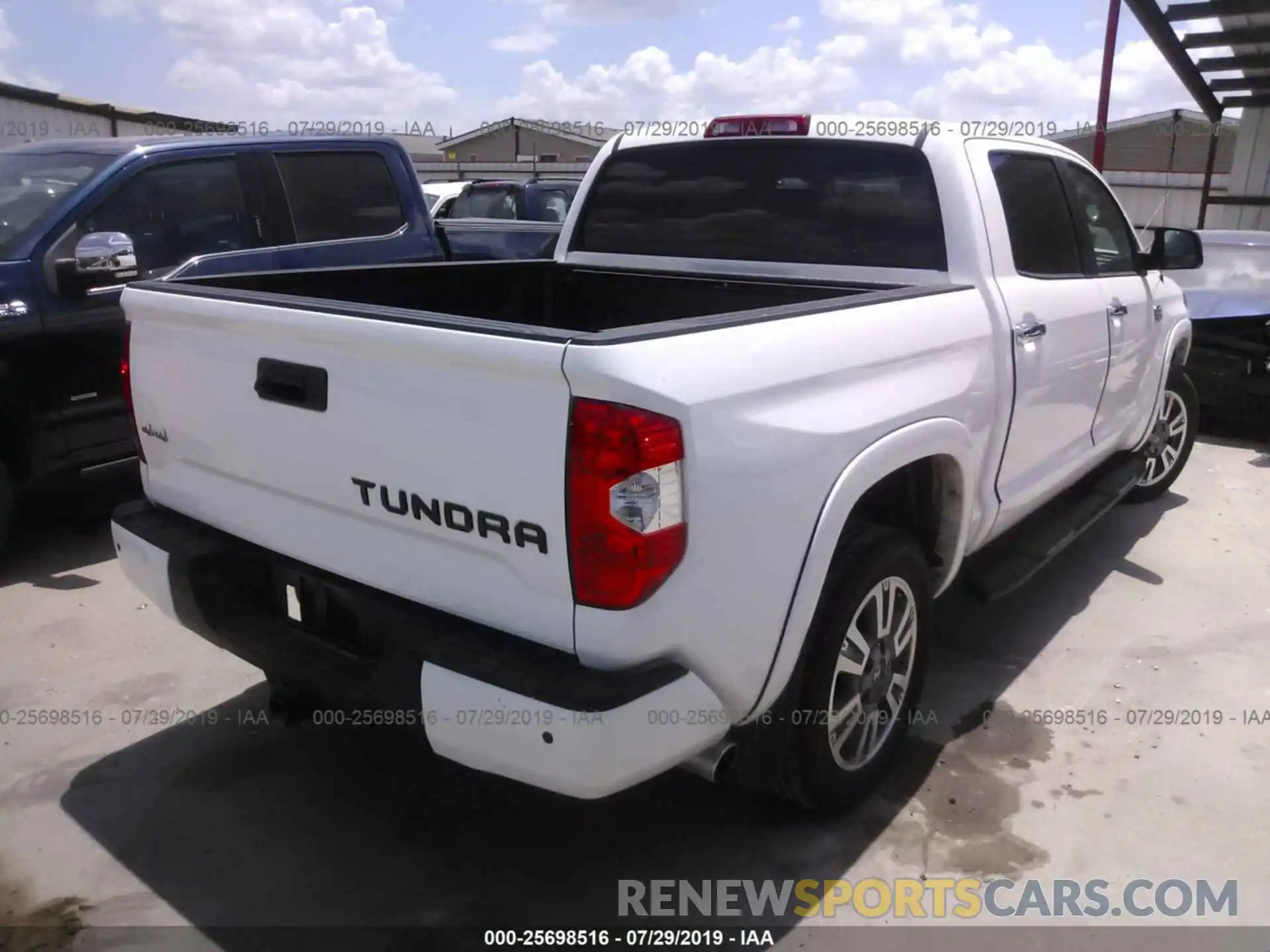 4 Photograph of a damaged car 5TFAY5F11KX800553 TOYOTA TUNDRA 2019