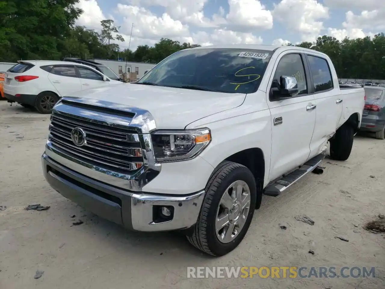 2 Photograph of a damaged car 5TFAY5F11KX817904 TOYOTA TUNDRA 2019