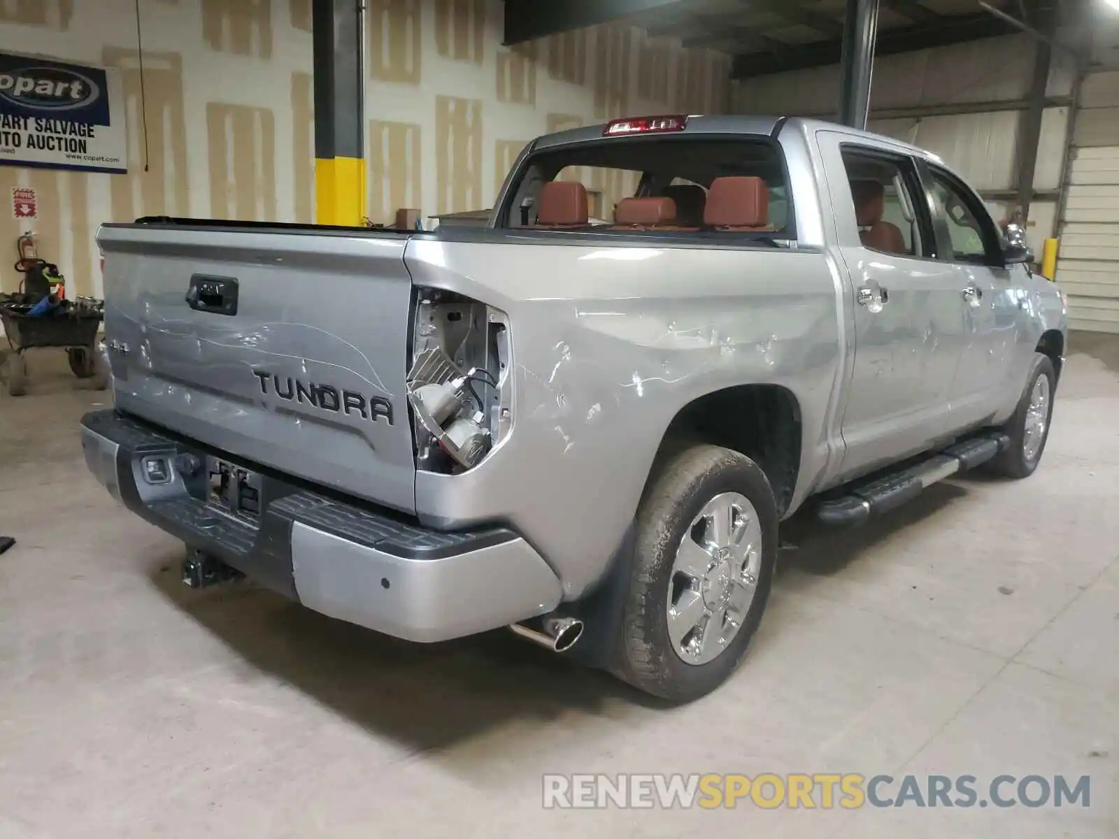 4 Photograph of a damaged car 5TFAY5F12KX806894 TOYOTA TUNDRA 2019