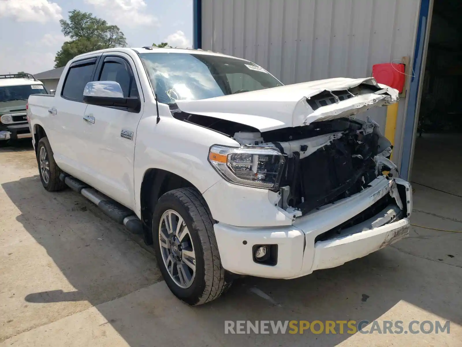 1 Photograph of a damaged car 5TFAY5F12KX824926 TOYOTA TUNDRA 2019