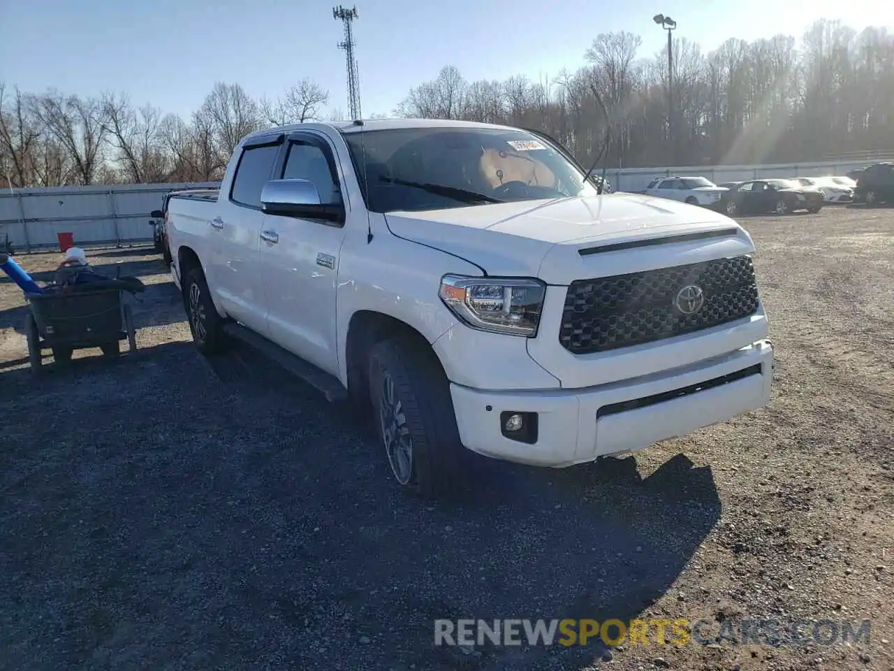 1 Photograph of a damaged car 5TFAY5F12KX828541 TOYOTA TUNDRA 2019