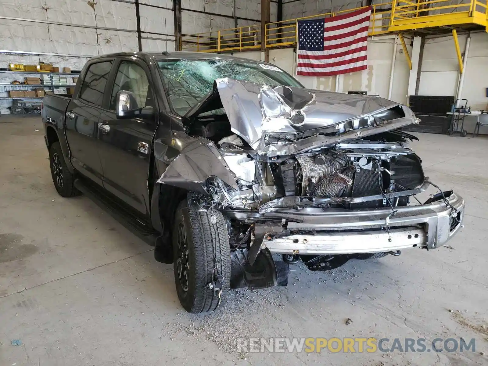 1 Photograph of a damaged car 5TFAY5F12KX856890 TOYOTA TUNDRA 2019