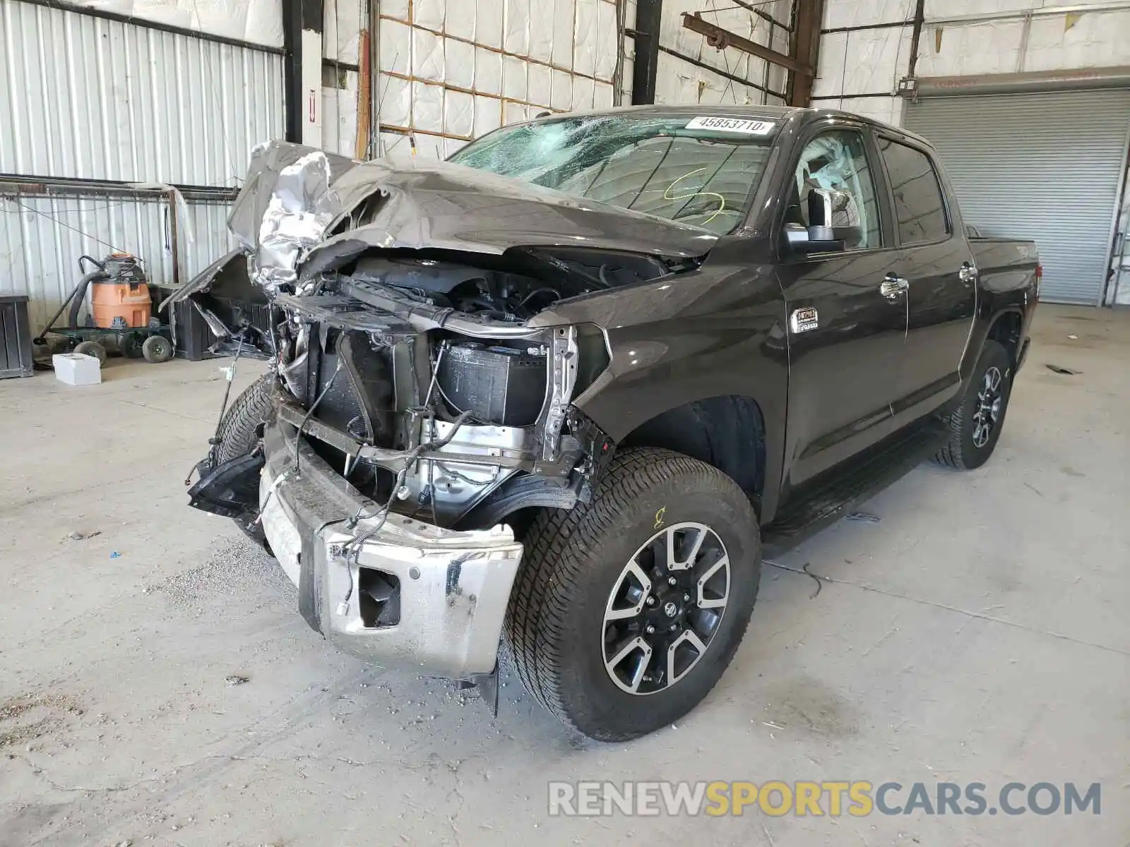 2 Photograph of a damaged car 5TFAY5F12KX856890 TOYOTA TUNDRA 2019