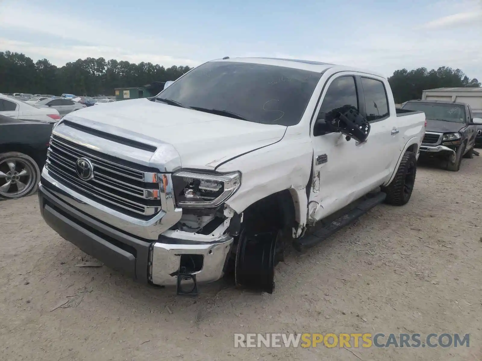 2 Photograph of a damaged car 5TFAY5F13KX780712 TOYOTA TUNDRA 2019