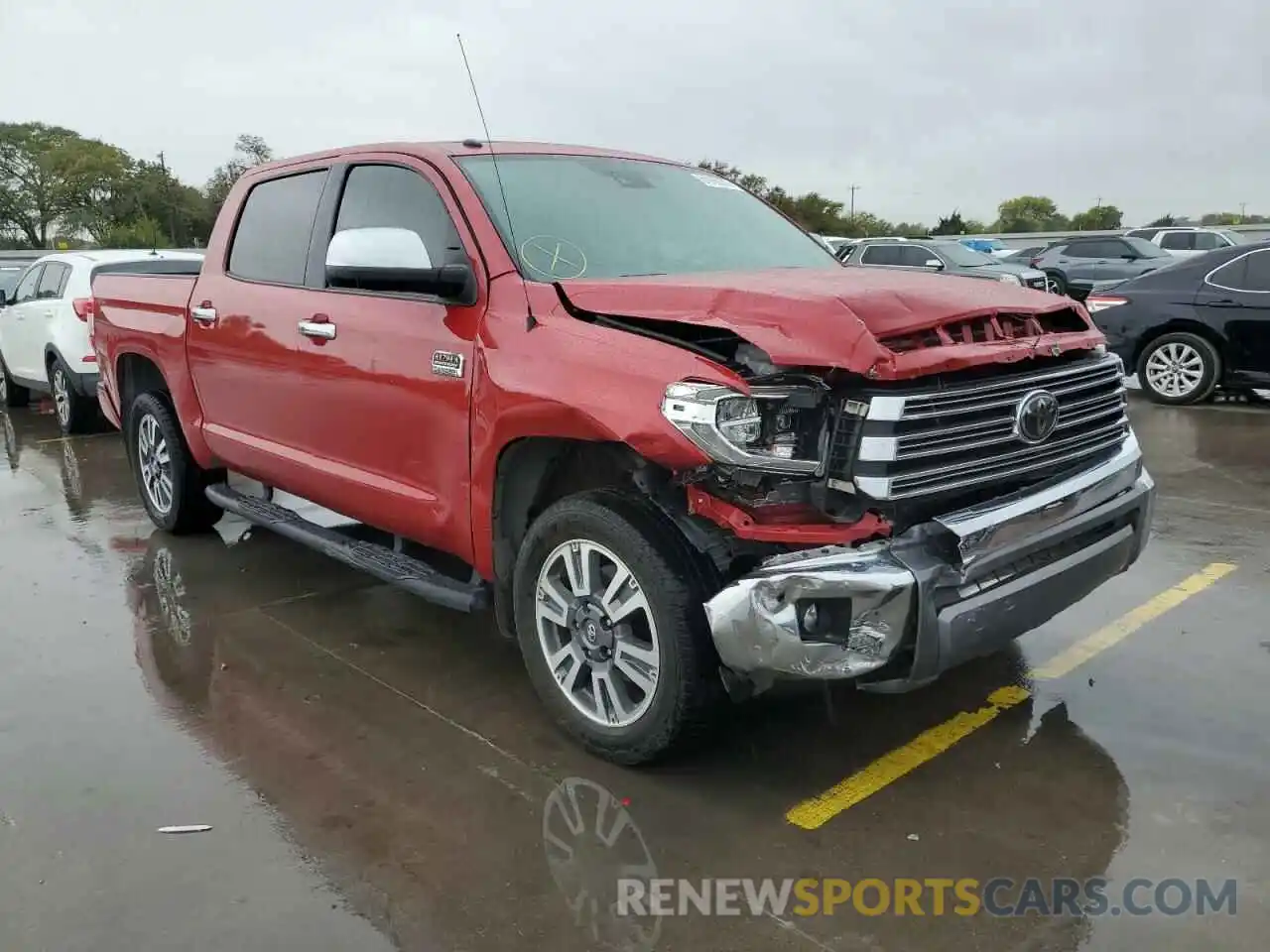 1 Photograph of a damaged car 5TFAY5F13KX788504 TOYOTA TUNDRA 2019