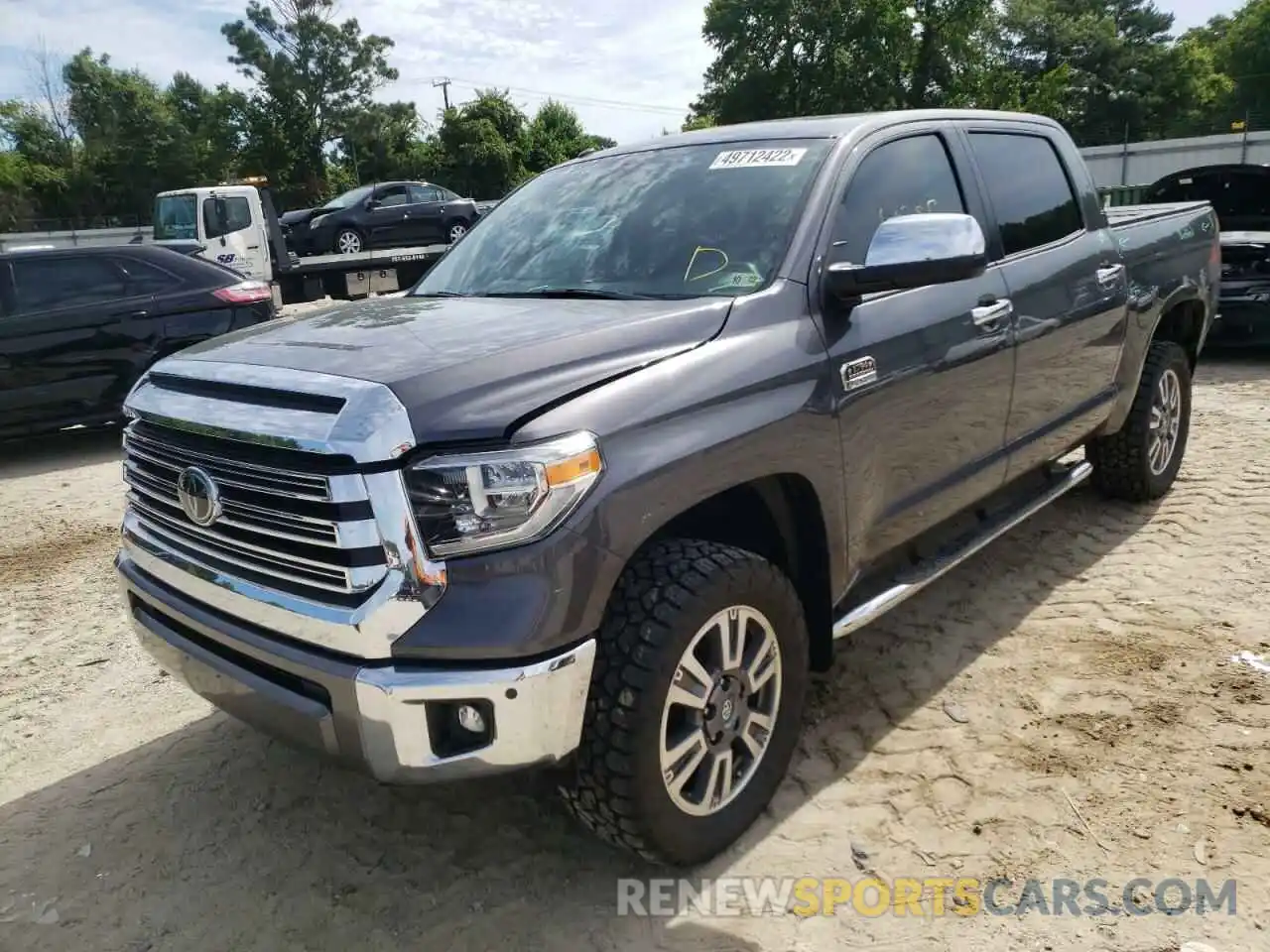 2 Photograph of a damaged car 5TFAY5F13KX794948 TOYOTA TUNDRA 2019