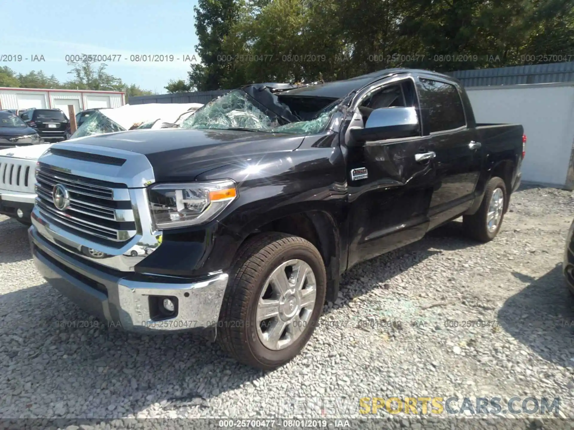 2 Photograph of a damaged car 5TFAY5F13KX805799 TOYOTA TUNDRA 2019