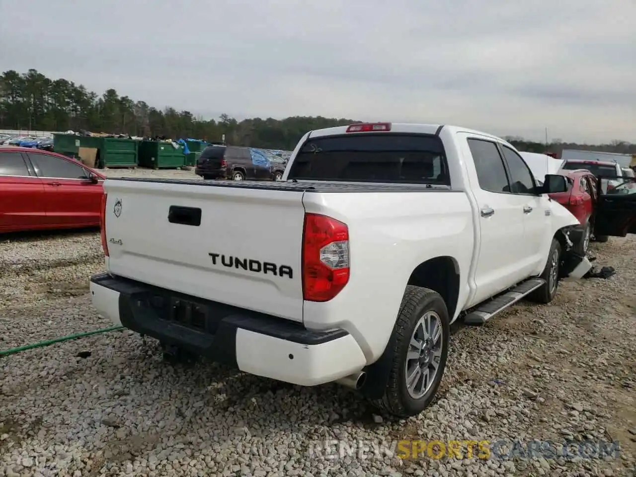 4 Photograph of a damaged car 5TFAY5F13KX807343 TOYOTA TUNDRA 2019