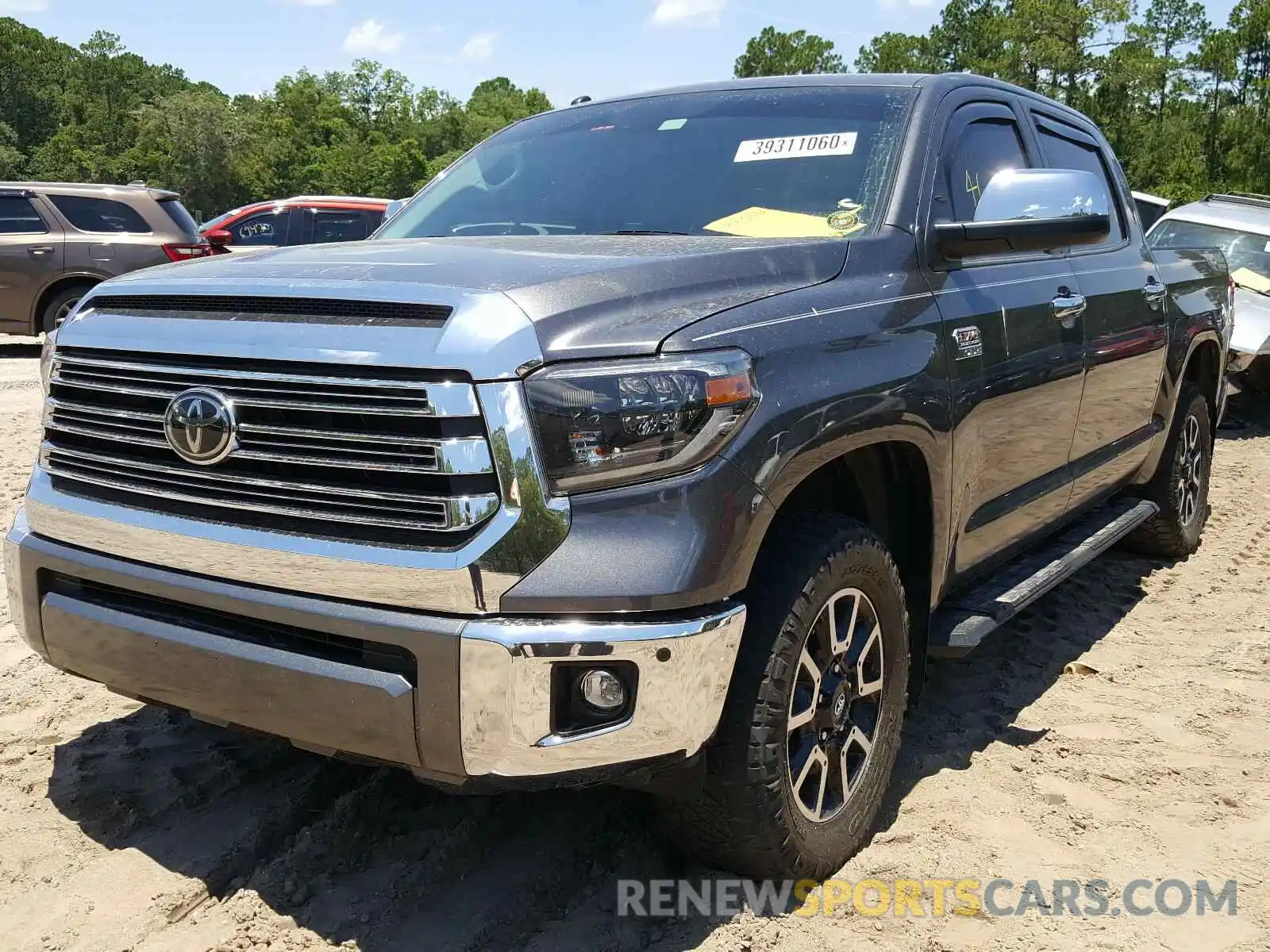 2 Photograph of a damaged car 5TFAY5F13KX820111 TOYOTA TUNDRA 2019