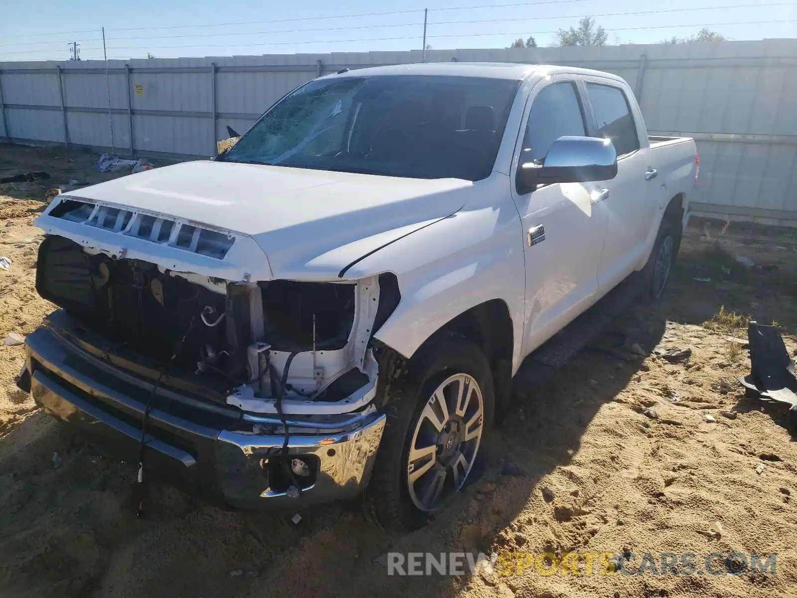 2 Photograph of a damaged car 5TFAY5F13KX824353 TOYOTA TUNDRA 2019