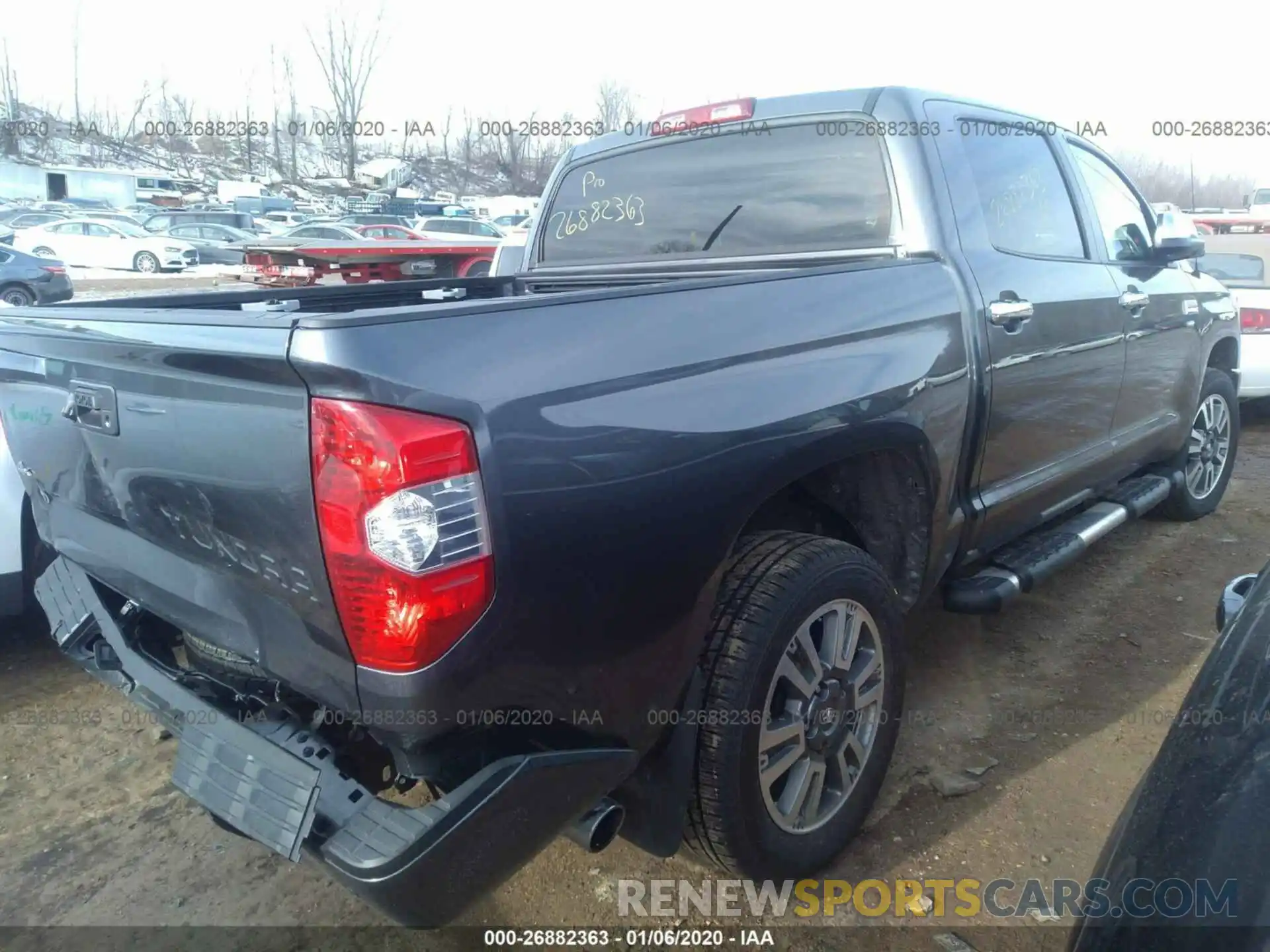 4 Photograph of a damaged car 5TFAY5F13KX824580 TOYOTA TUNDRA 2019