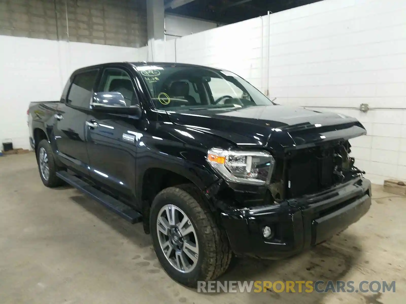 1 Photograph of a damaged car 5TFAY5F13KX858423 TOYOTA TUNDRA 2019