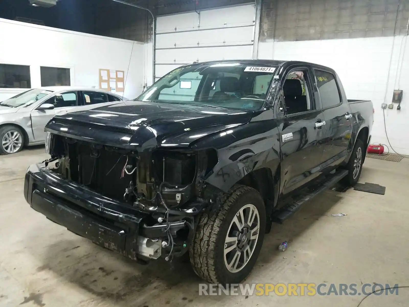 2 Photograph of a damaged car 5TFAY5F13KX858423 TOYOTA TUNDRA 2019